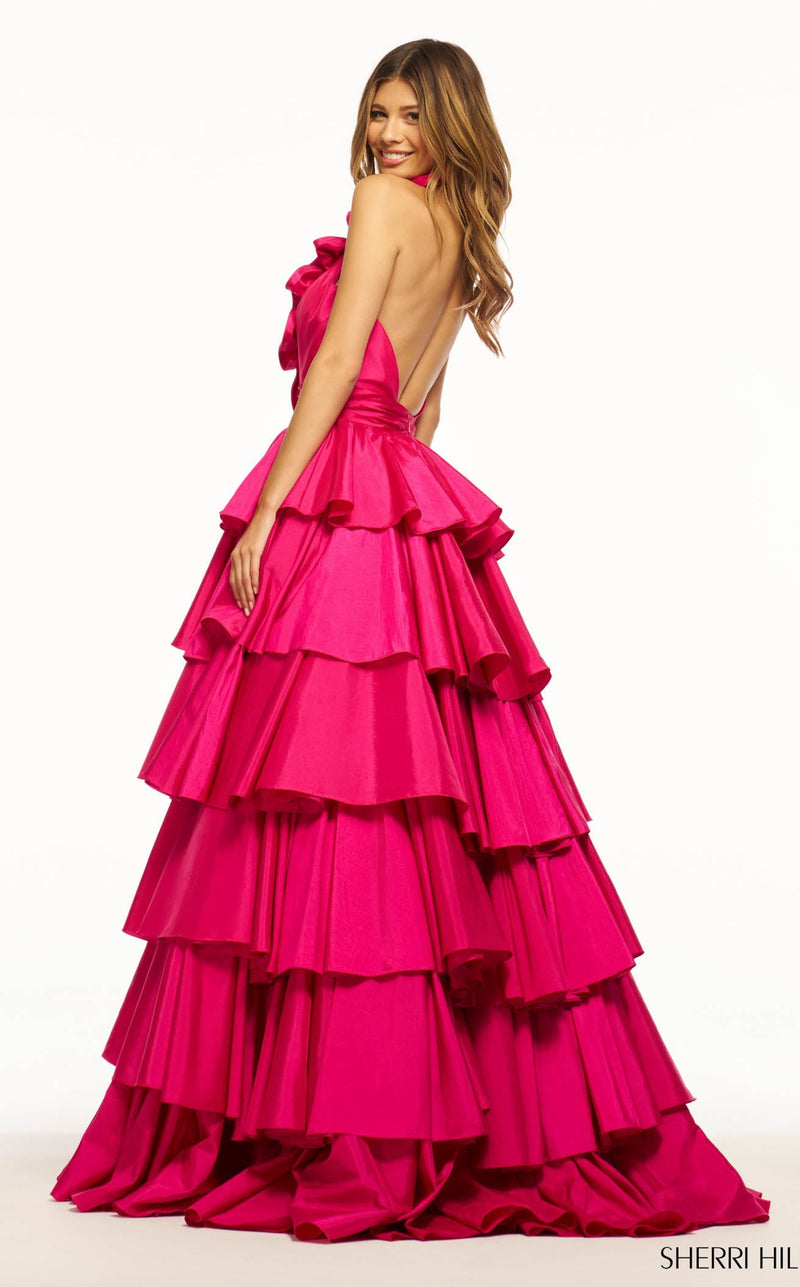 Sherri Hill 56013 Bright Fuchsia