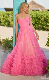 Sherri Hill 56040 Bright Pink