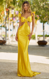 Sherri Hill 56056 Yellow