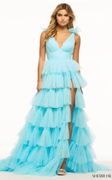 Sherri Hill 56066 Light Blue