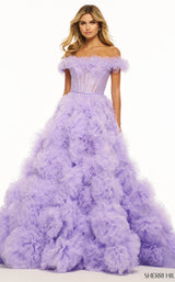 Sherri Hill 56095 Purple