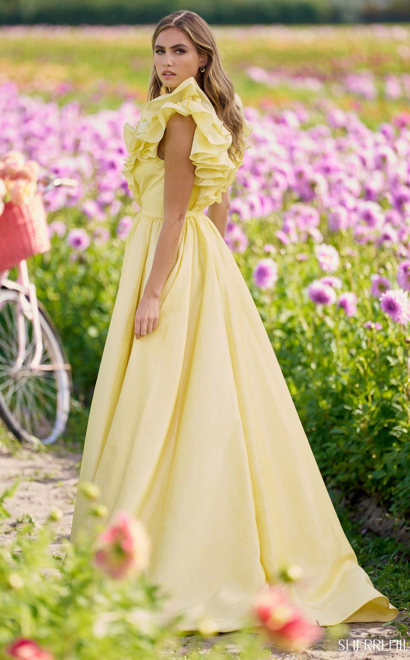 Sherri Hill 56122 Bright Yellow