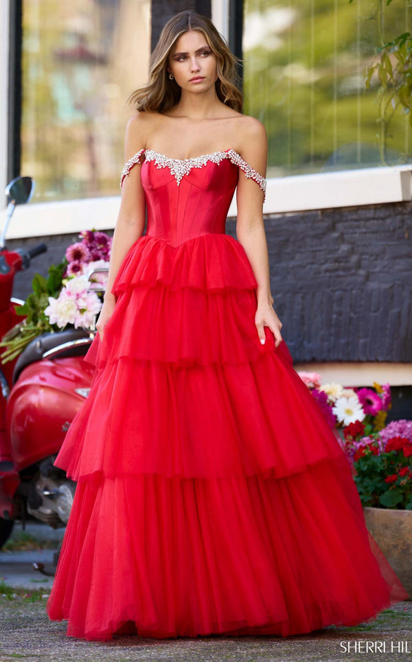 Sherri Hill 56147 Red