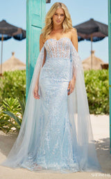 Sherri Hill 56155 Light Blue