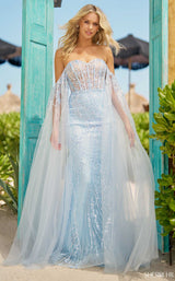 Sherri Hill 56155 Light Blue