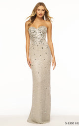 Sherri Hill 56175 Silver/Silver