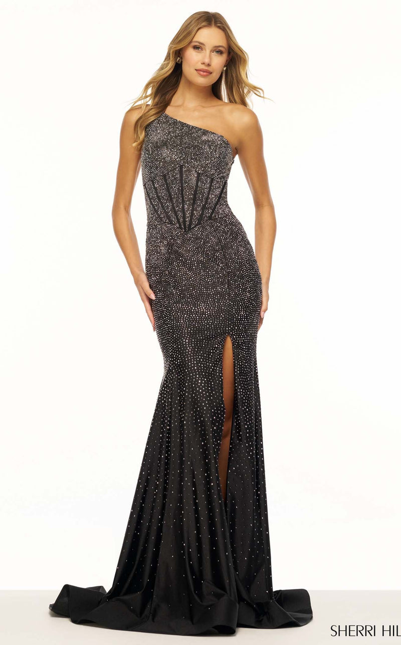 Sherri Hill 56181 Black/Silver