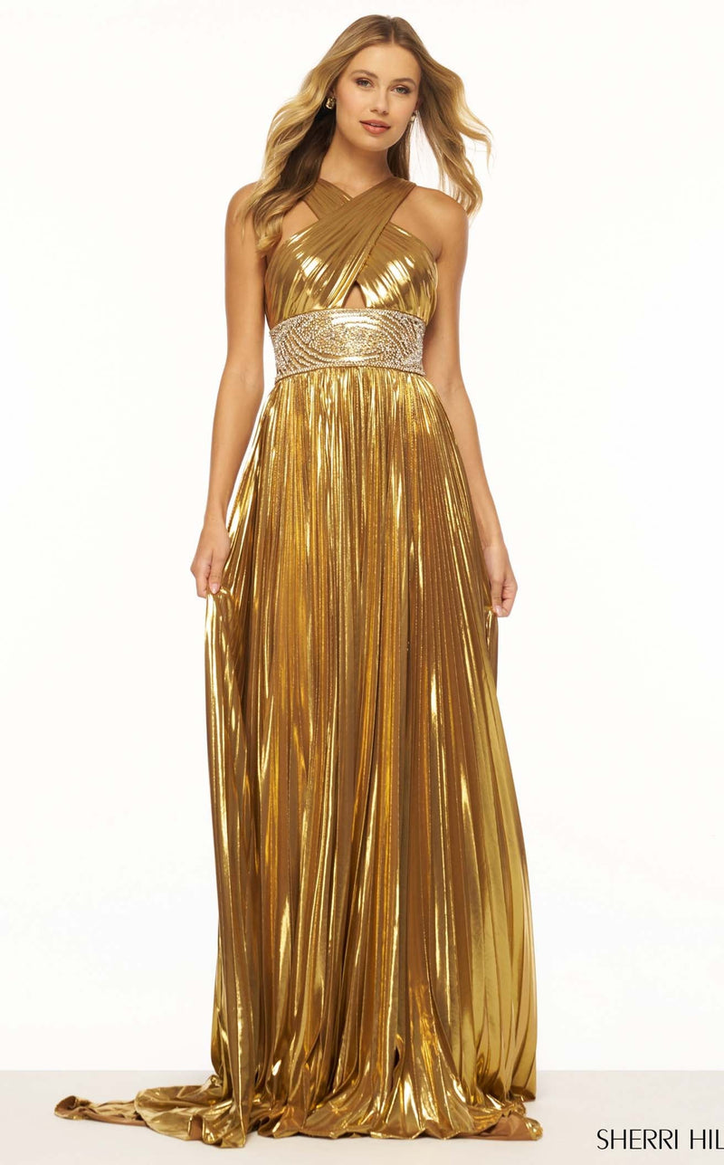 Sherri Hill 56195 Gold