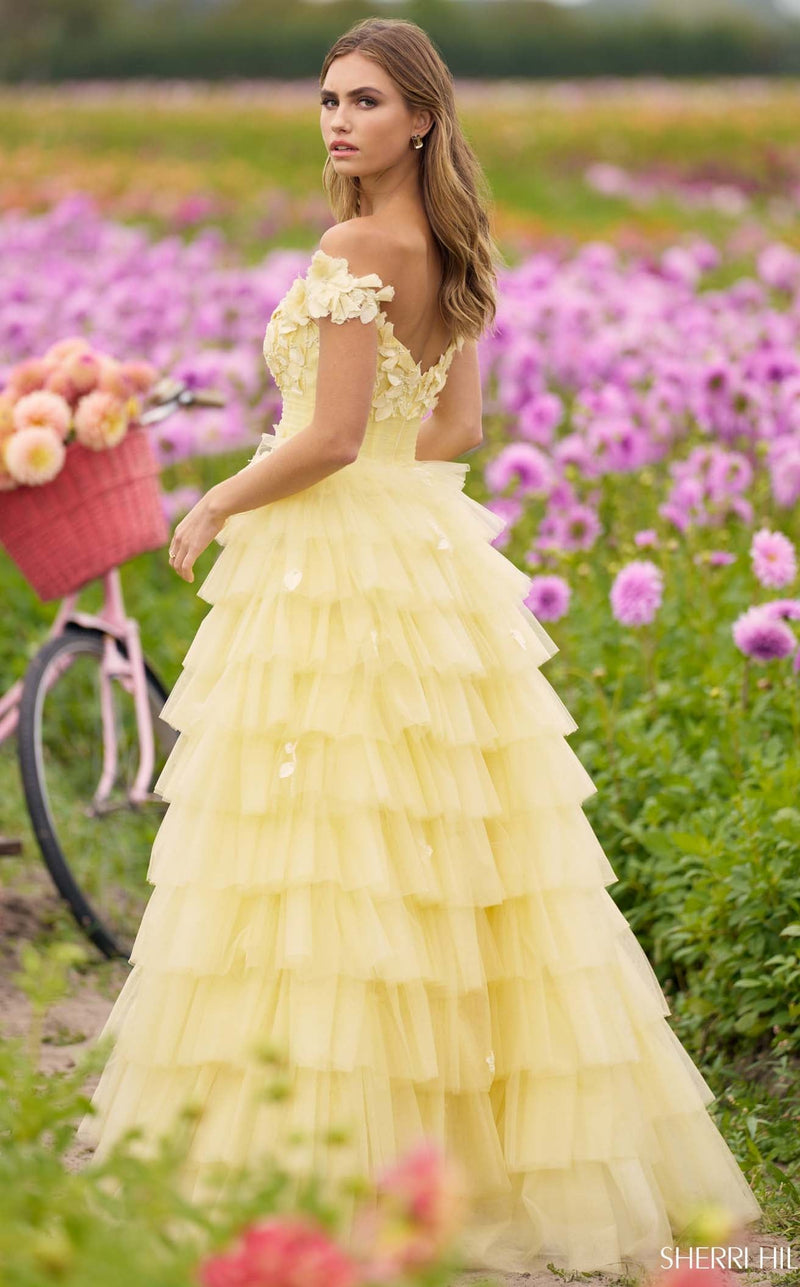 Sherri Hill 56199 Yellow