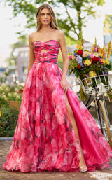 Sherri Hill 56241 Rose Print