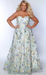 Sydneys Closet SC7381 Ivory Floral