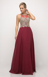 Cinderella Divine UJ0120 Burgundy/Gold