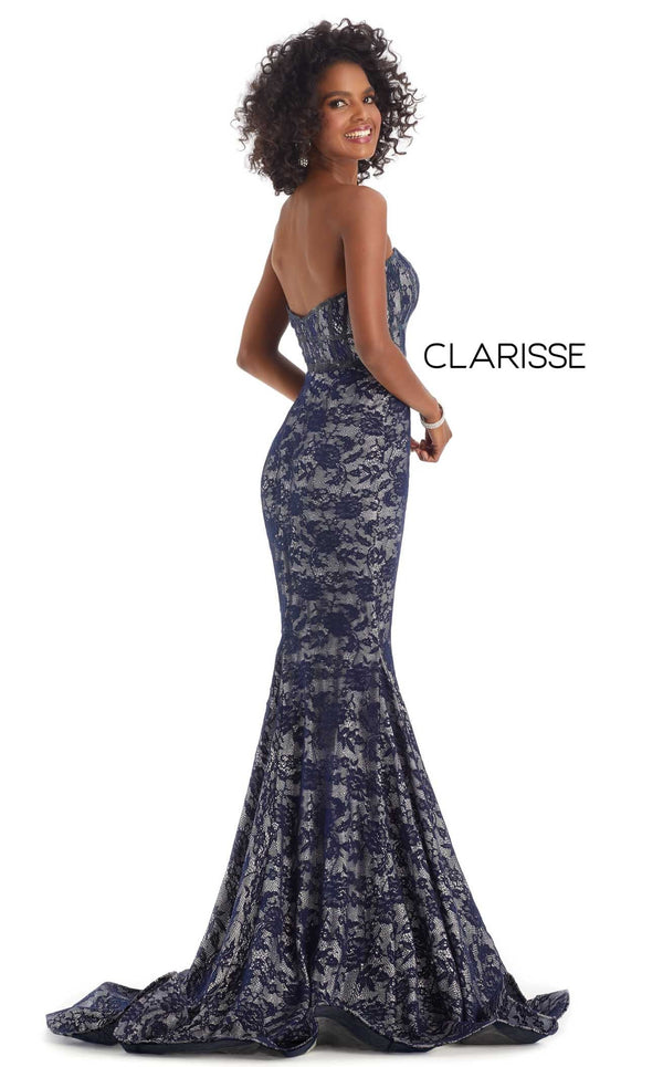 Clarisse 8242 Navy/Silver