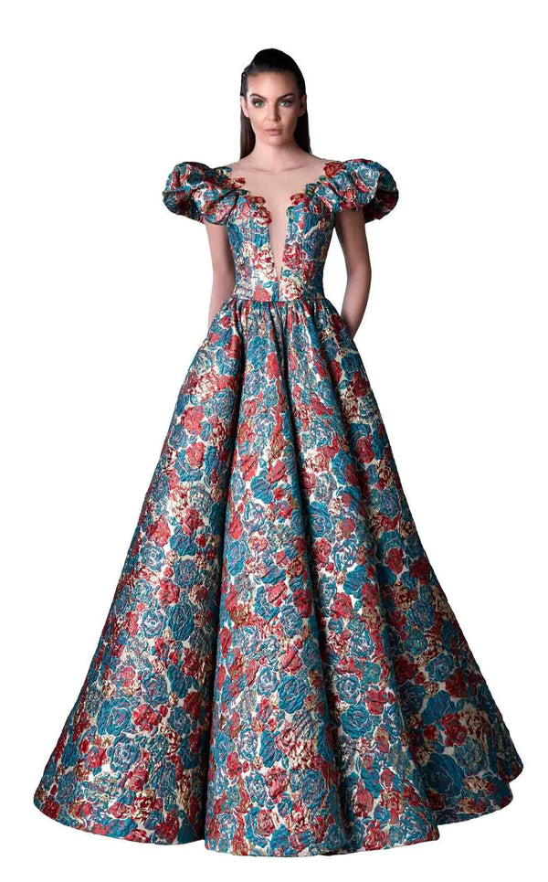 Edward Arsouni Couture FW0408 Floral Print