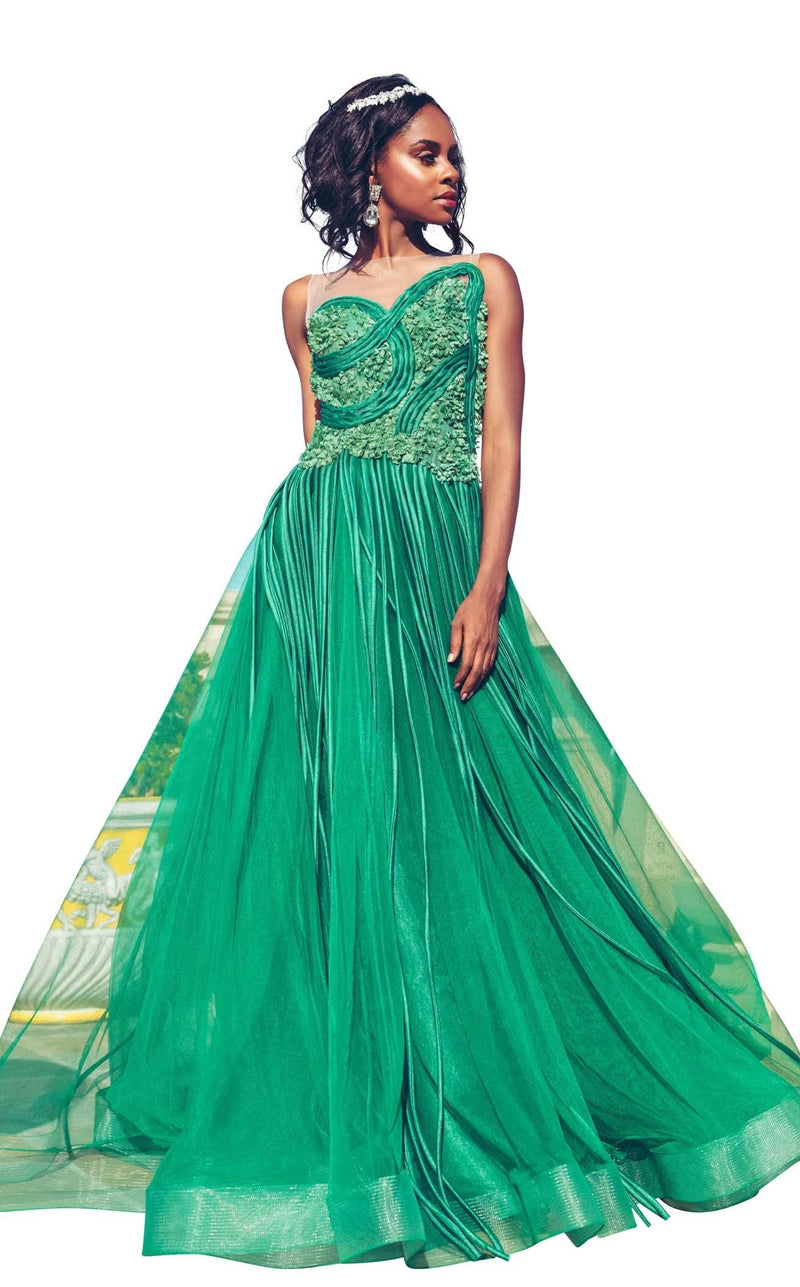 MNM Couture G1013 Emerald Green