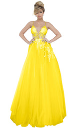 Jovani 1310 Off White Yellow