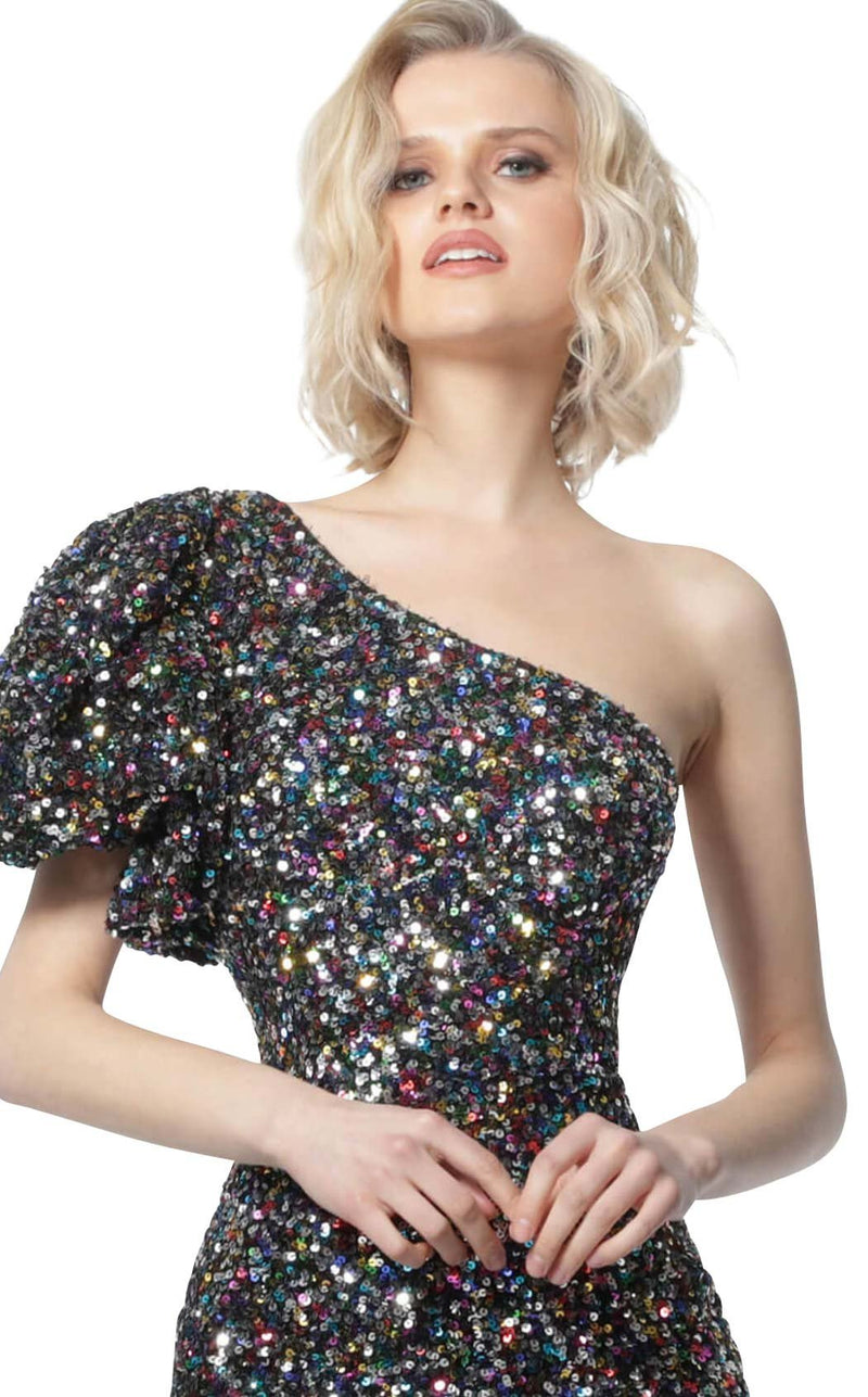 Jovani 1898 Black-Multi