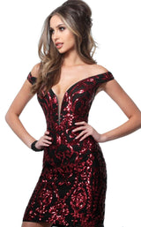 Jovani 2666 Black/Red