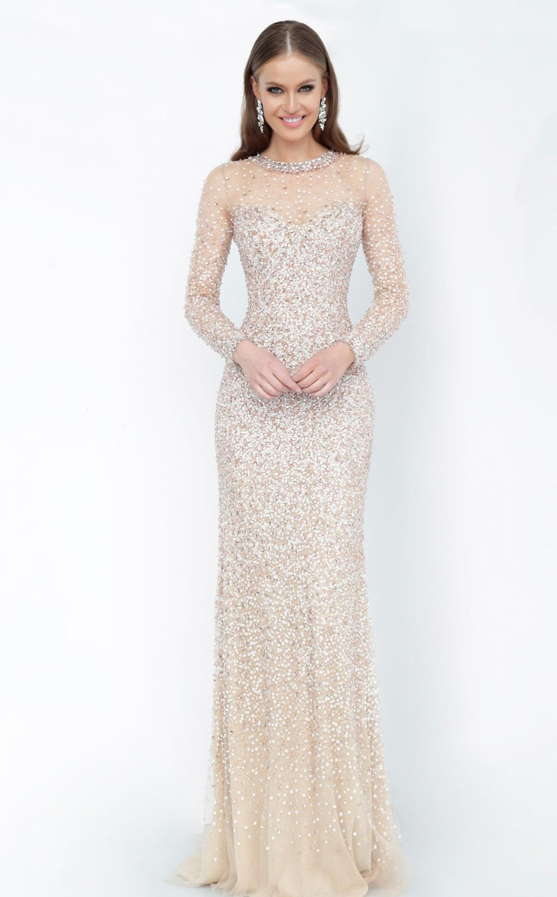 Jovani 59756 Blush/Gold