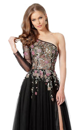 Jovani 66344 Black Multi