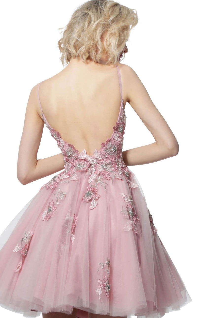 Jovani 67573 Pink-Gold