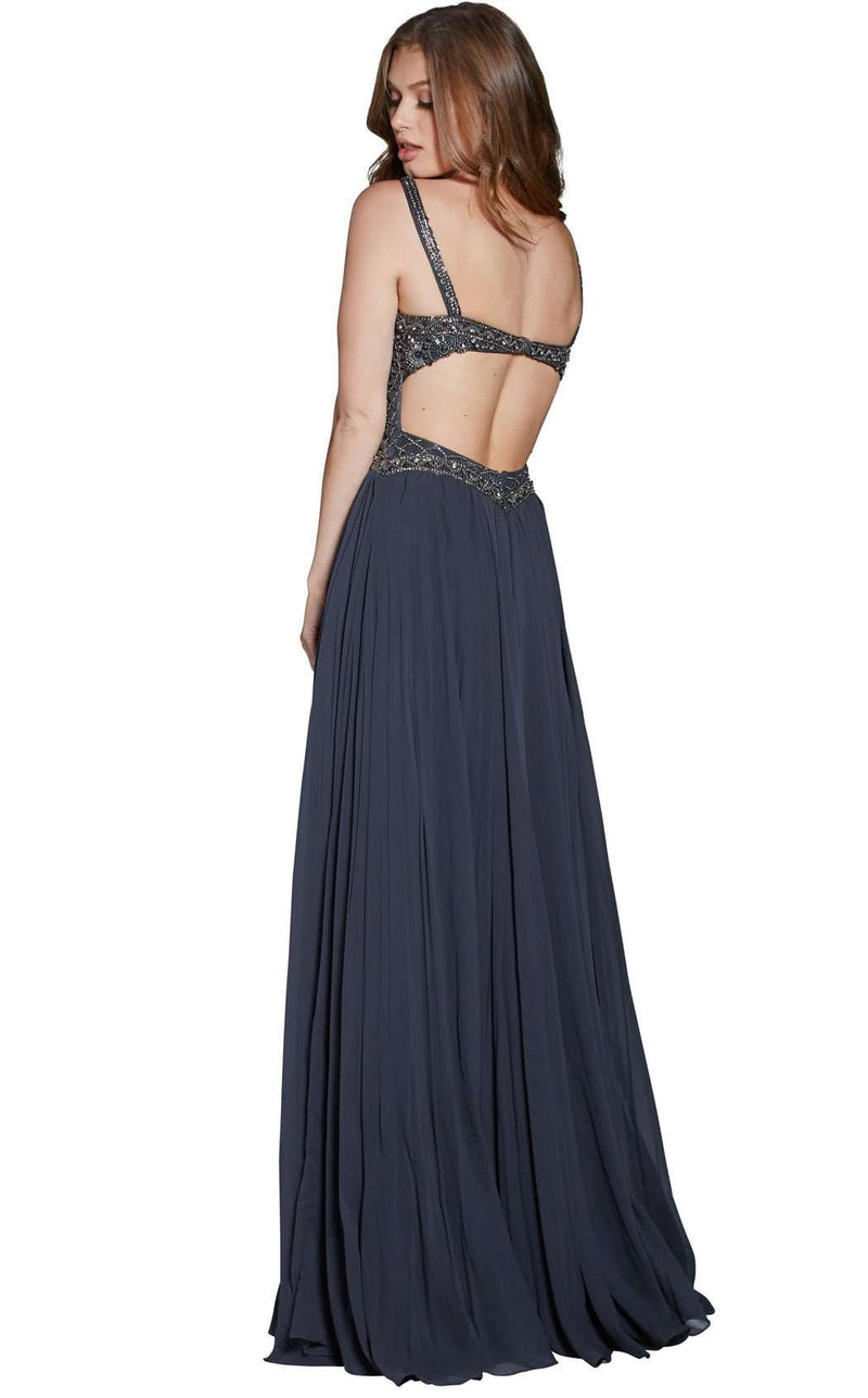 Jovani 48737 Gunmetal