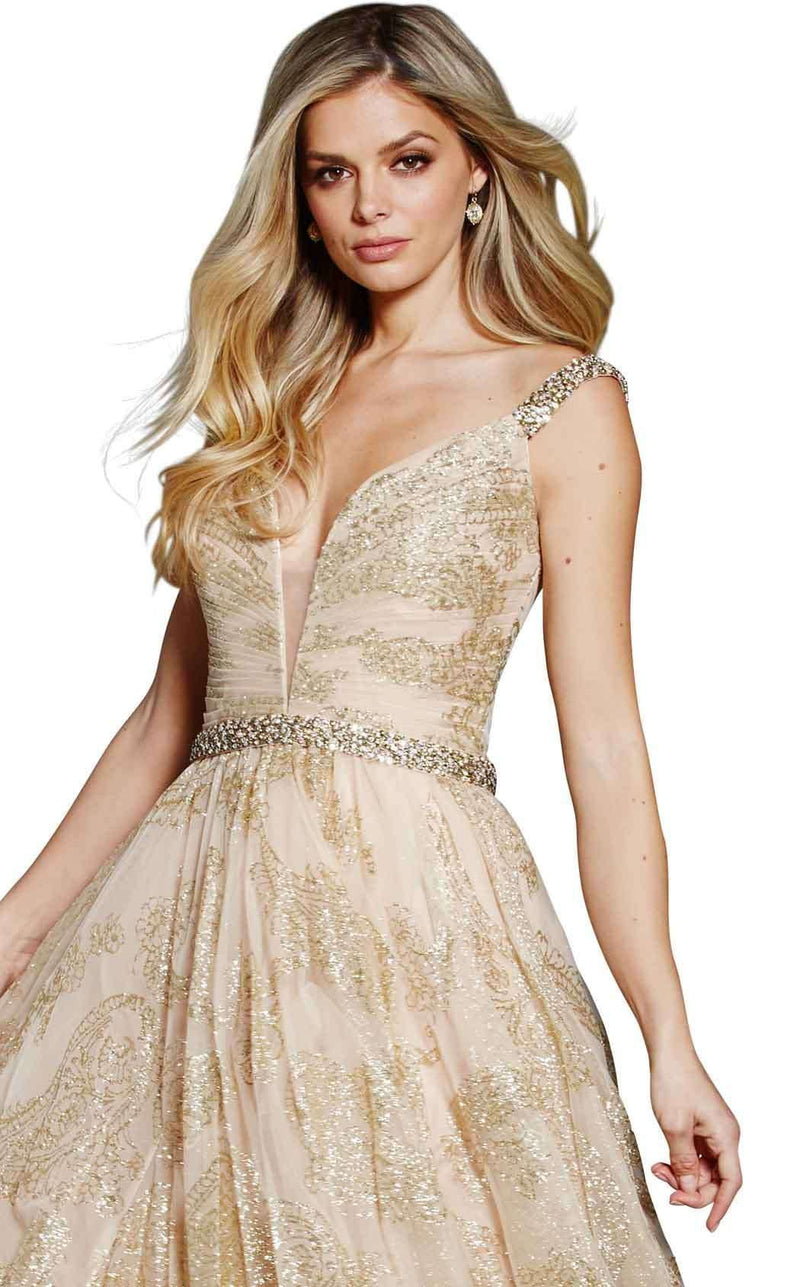 Jovani 51817 Gold