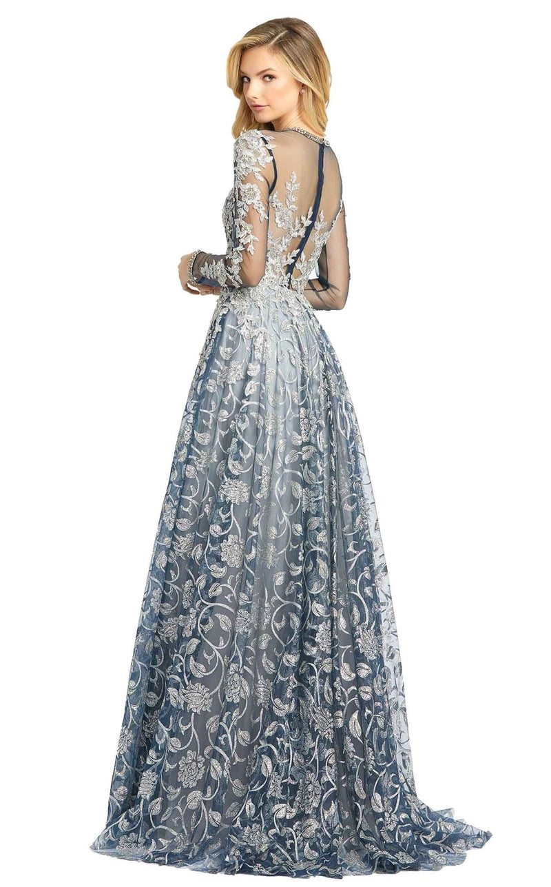 Mac Duggal 12233D Silver