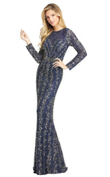 Mac Duggal 5016D Midnight Blue