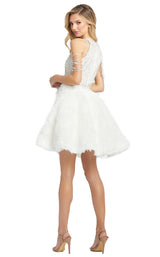 Mac Duggal 67006D Pearl White