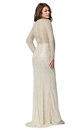 Primavera Couture 3370 Dress Nude Gold