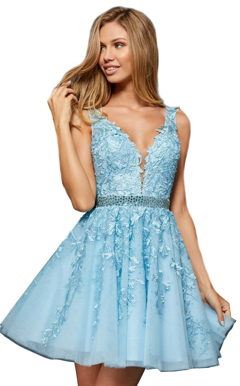 Sherri Hill 52157 Light-Blue