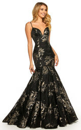 Sherri Hill 52951 Black/Gold