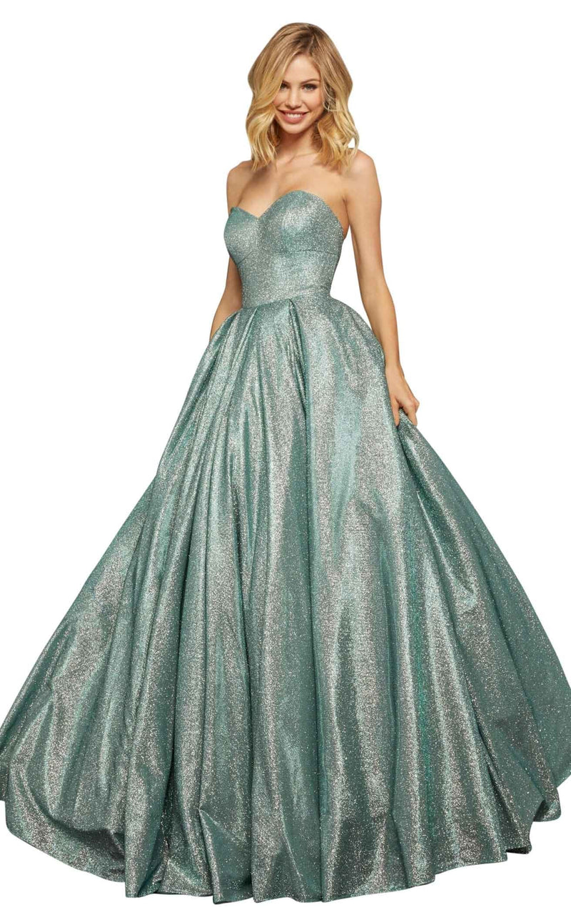 Sherri Hill 52959 Aqua