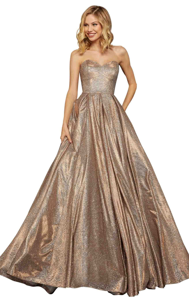 Sherri Hill 52959 Mocha