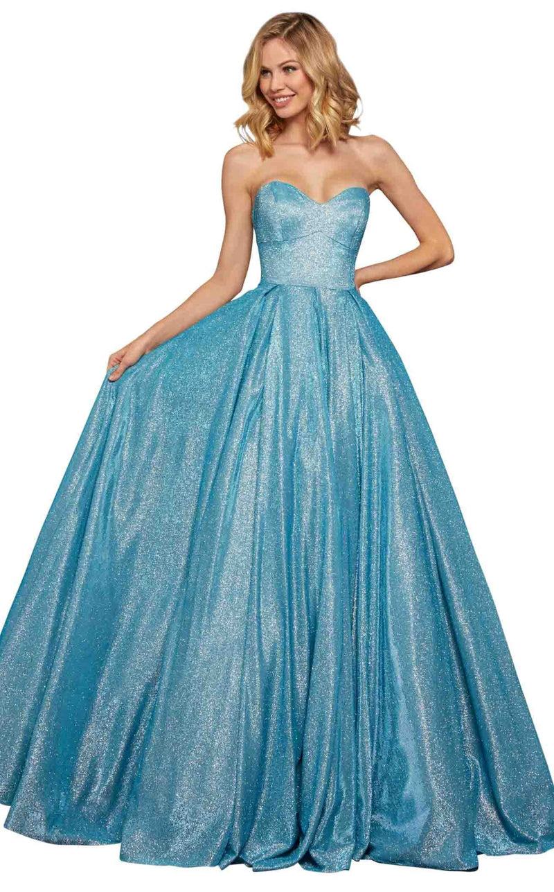 Sherri Hill 52959 Turquoise