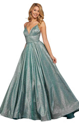 Sherri Hill 52960 Aqua