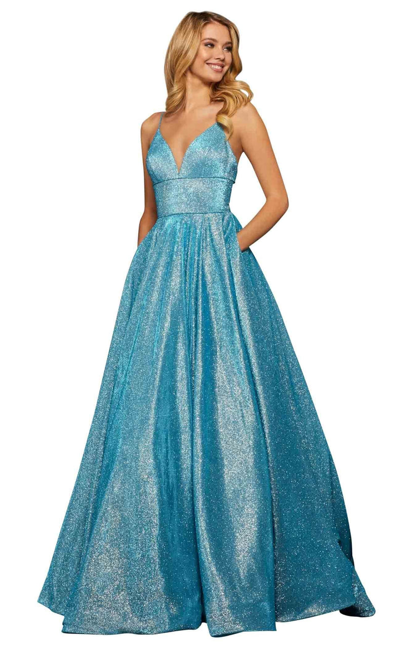 Sherri Hill 52960 Turquoise