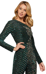 Sherri Hill 52966 Black/Teal