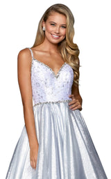 Sherri Hill 52994 Silver