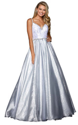 Sherri Hill 52994 Silver