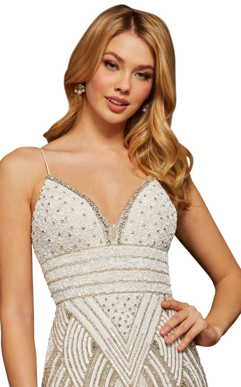 Sherri Hill 53015 Ivory