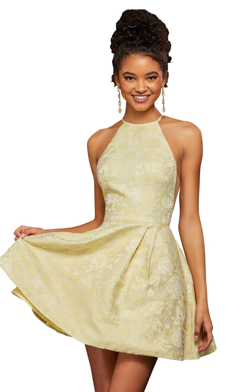 Sherri Hill 53022 Yellow