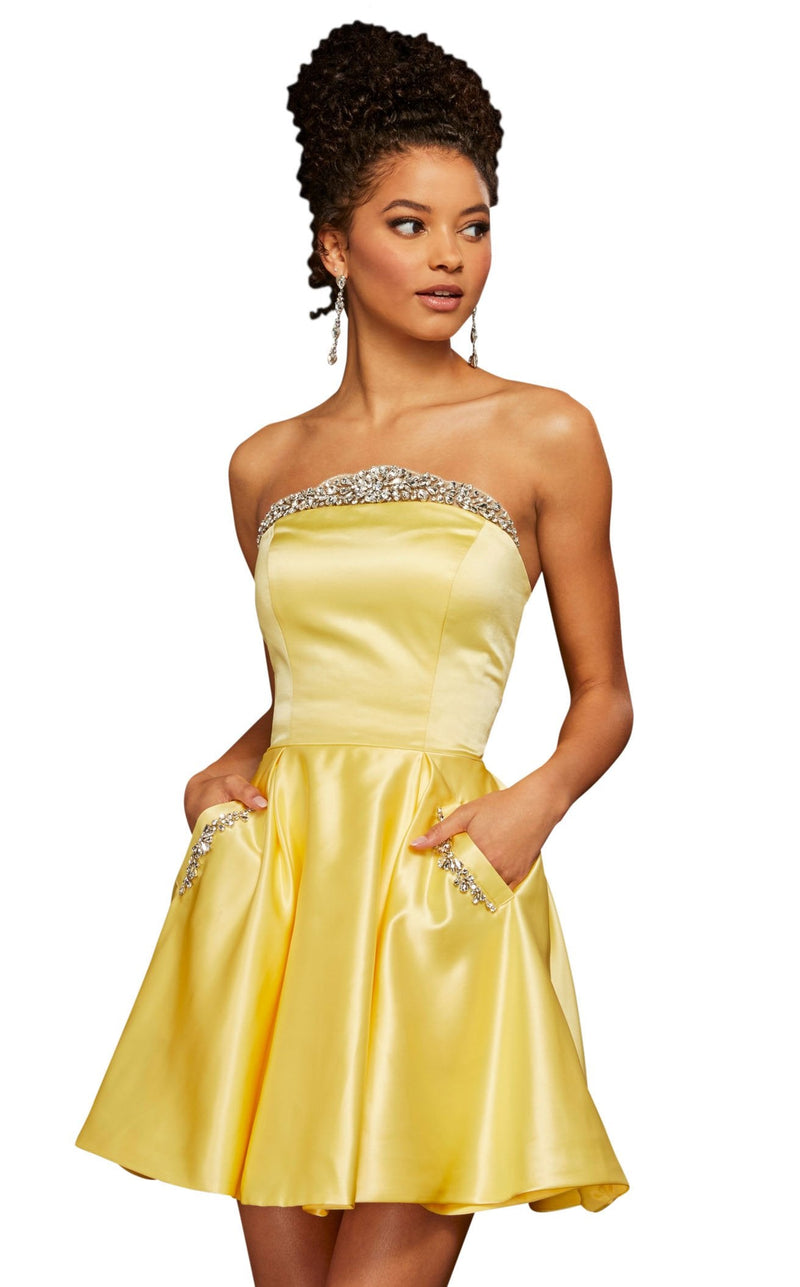 Sherri Hill 53068 Yellow