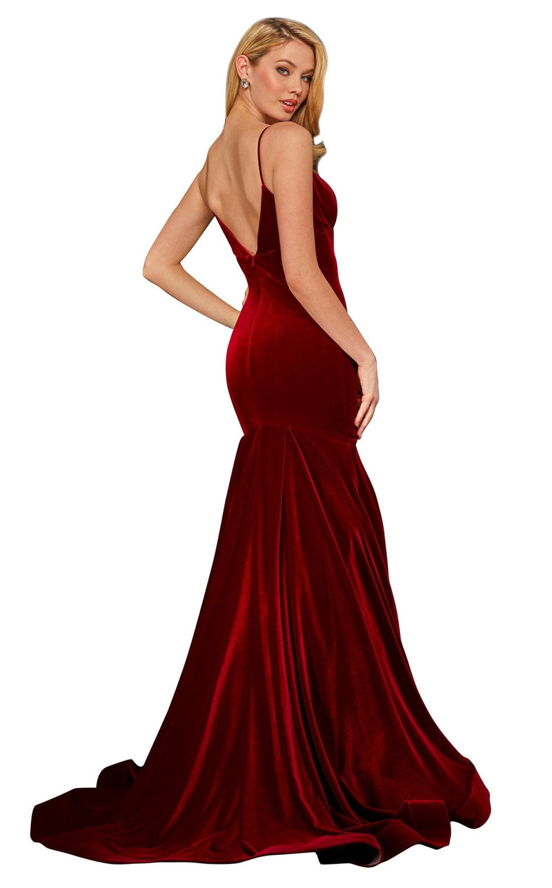 Sherri Hill 53137 Burgundy