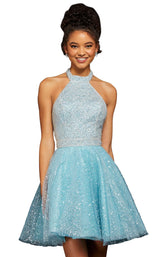 Sherri Hill 53145 Light Blue