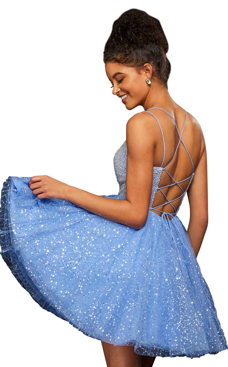 Sherri Hill 53146 Periwinkle