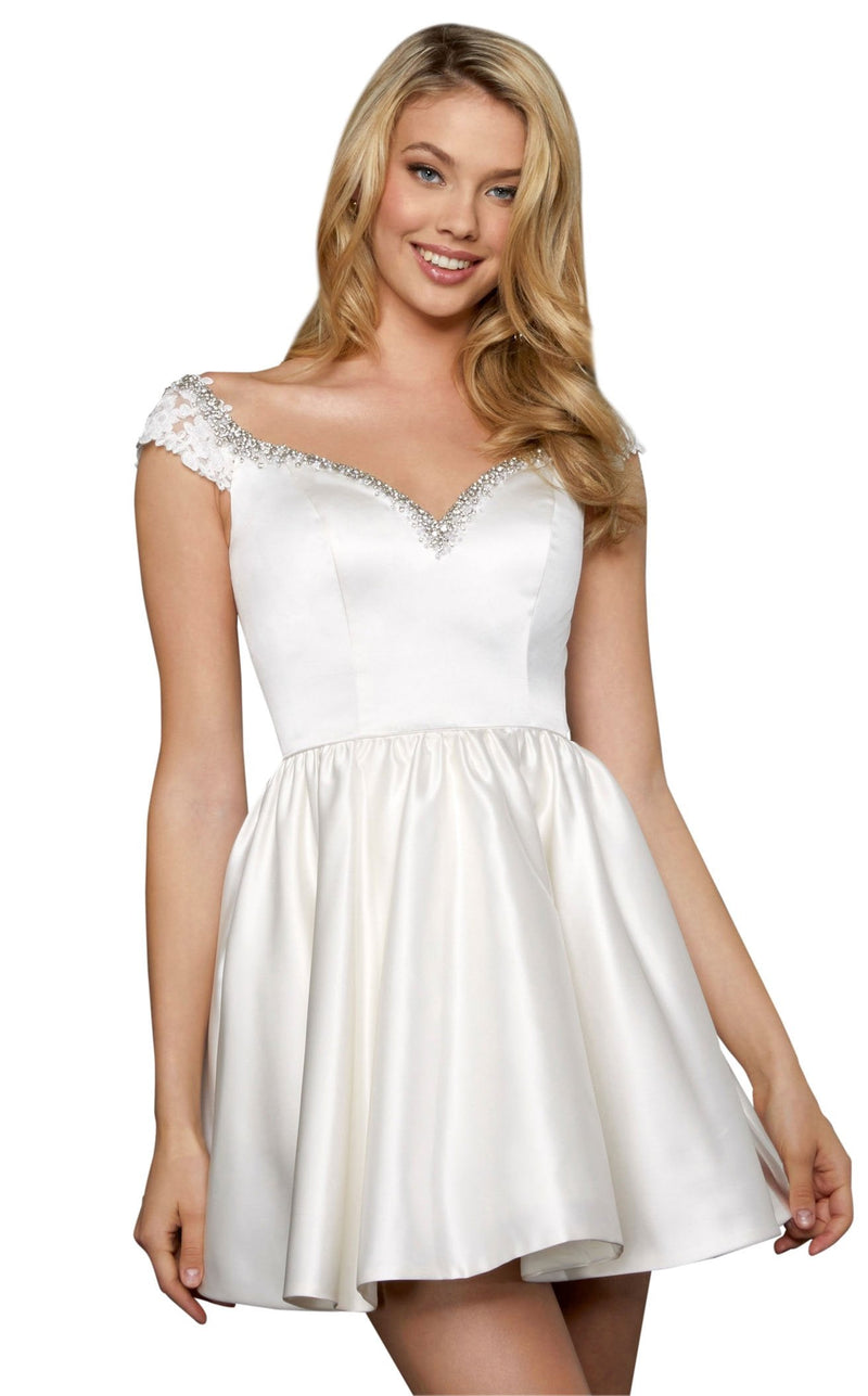 Sherri Hill 53260 Ivory