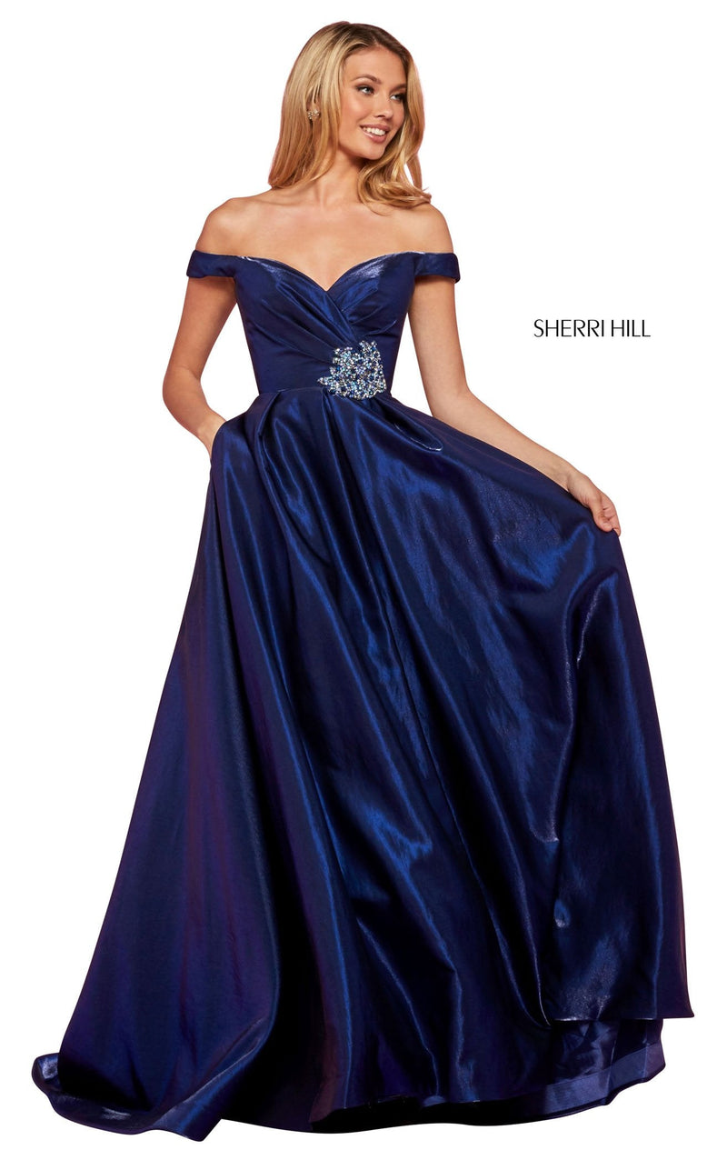 Sherri Hill 53309 Navy