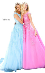 Sherri Hill 53356 Light Blue